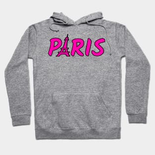 Paris pink Hoodie